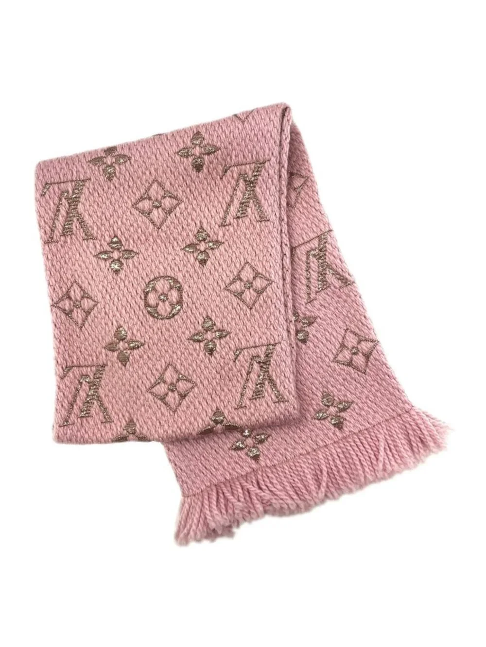 Louis Vuitton Echarpe Logo Mania Scarf Wool Silk